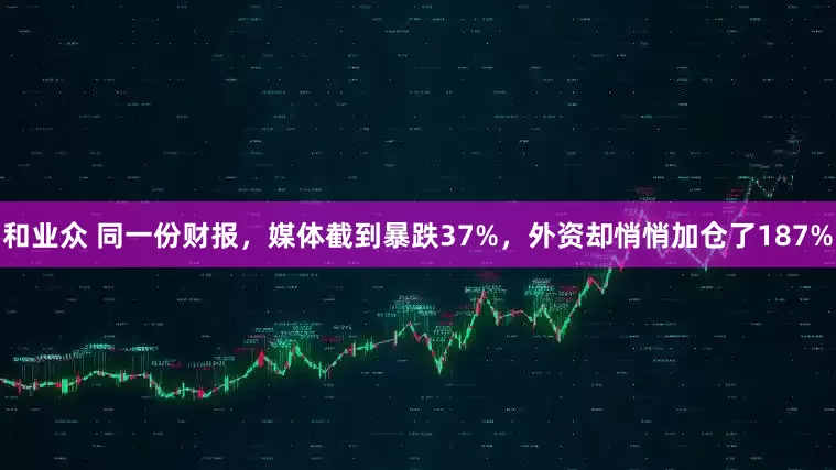 和业众 同一份财报，媒体截到暴跌37%，外资却悄悄加仓了187%
